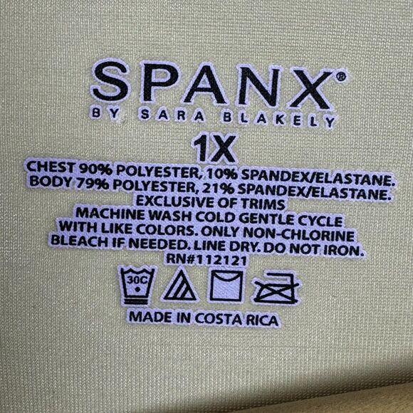 Spanx Hide & Sleek Cami Shapewear Womens 1X Beige Moisture Wicking Tank Top - Picture 4 of 9